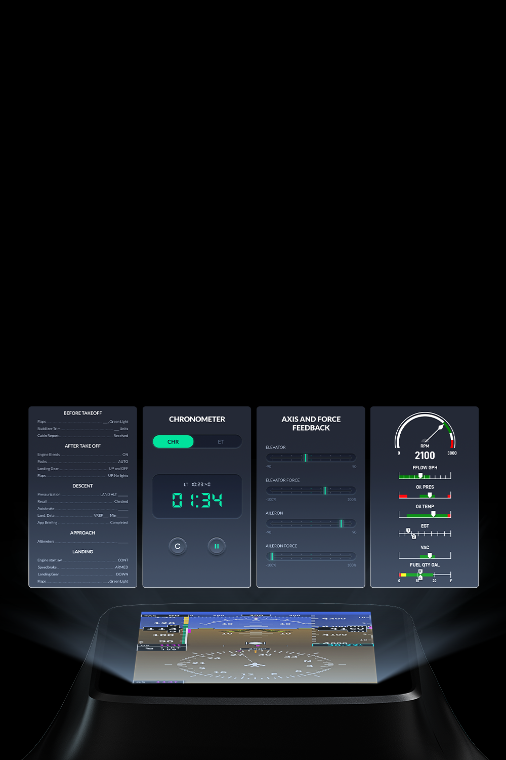 MOZA MFY Pro - configurable screen menu at moza software